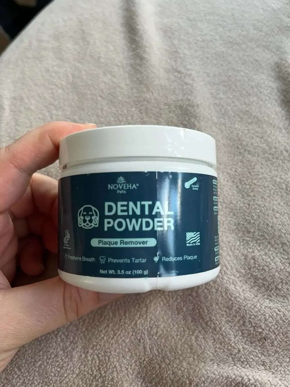 Noveha Pets Dental Powder Plaque Remover 3.5 oz